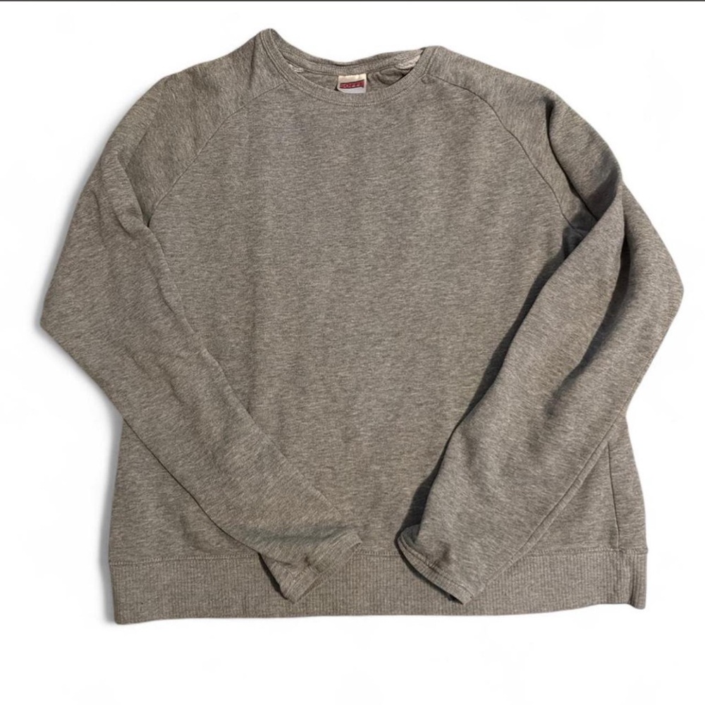Soffe Women’s Crewneck Sweater in Heather Gray